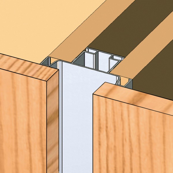 Perfil tirador vertical GOLA (puertas dobles)