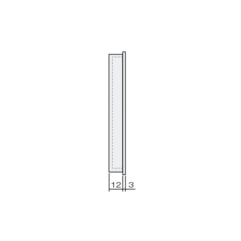 IRIS - Cazoleta rectangular