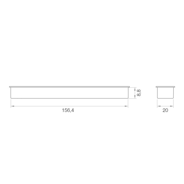 Tirador Embutido CLOS pendular 2