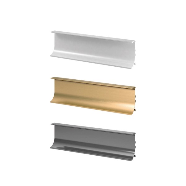 Perfil horizontal iluminación BI-LED para puertas y cajones  2