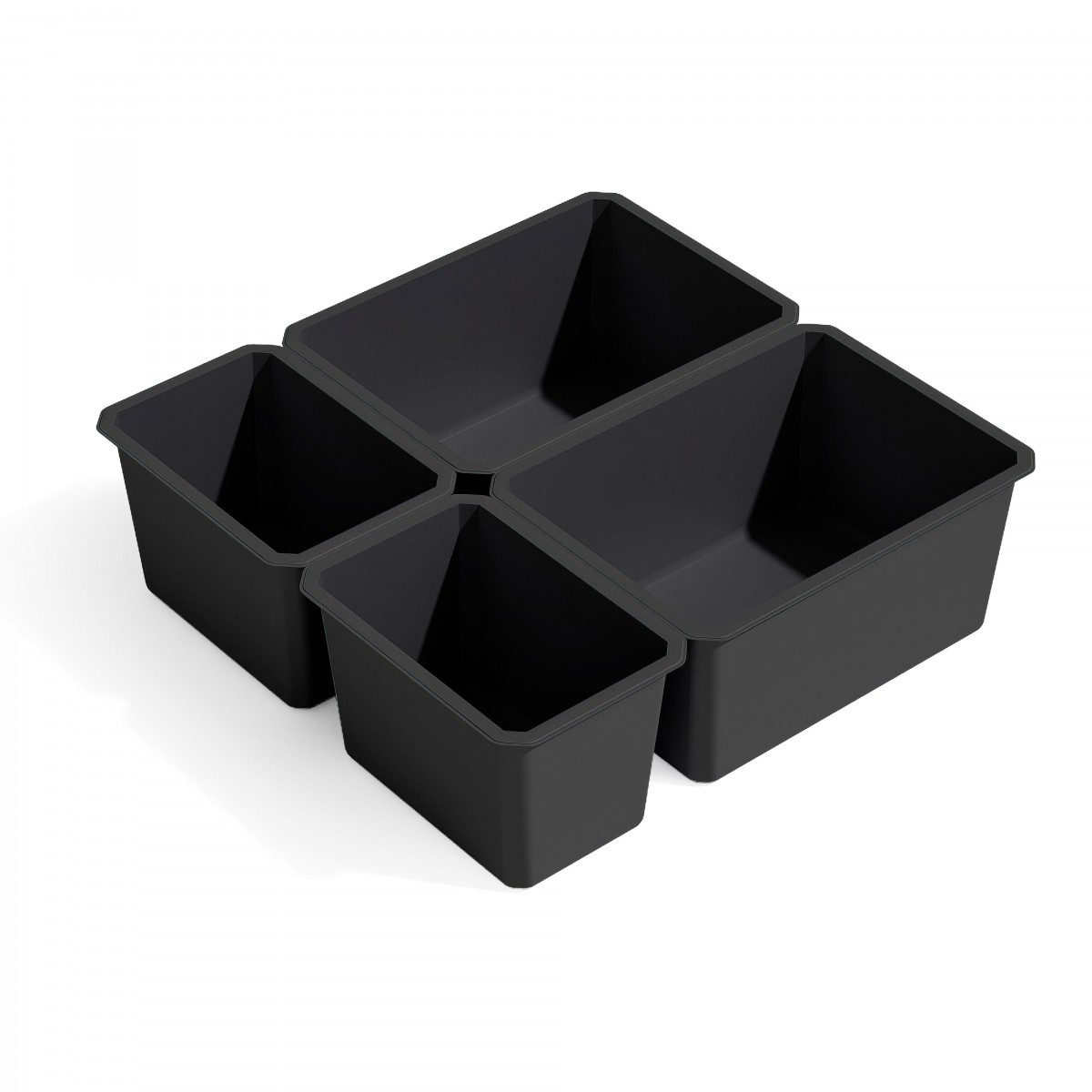 Cubos organizadores de cajón Tidy 4 cubos