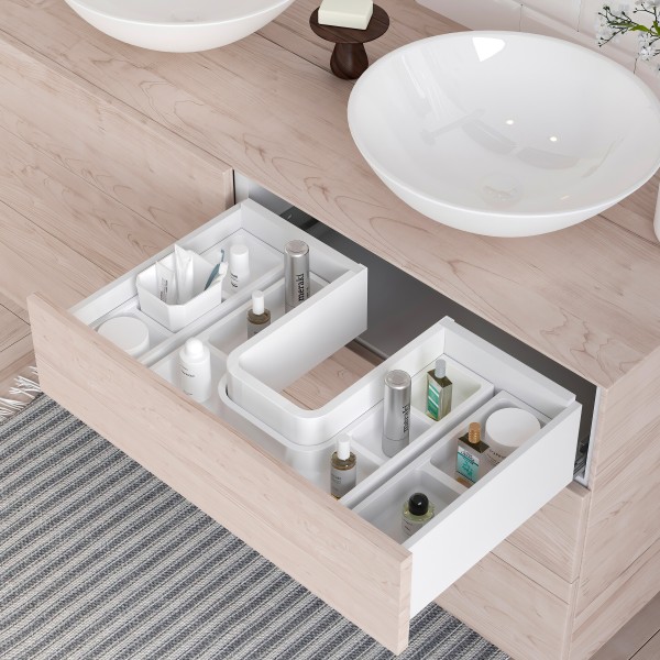 Organizadores  laterales para cajón Tidy 4 unid