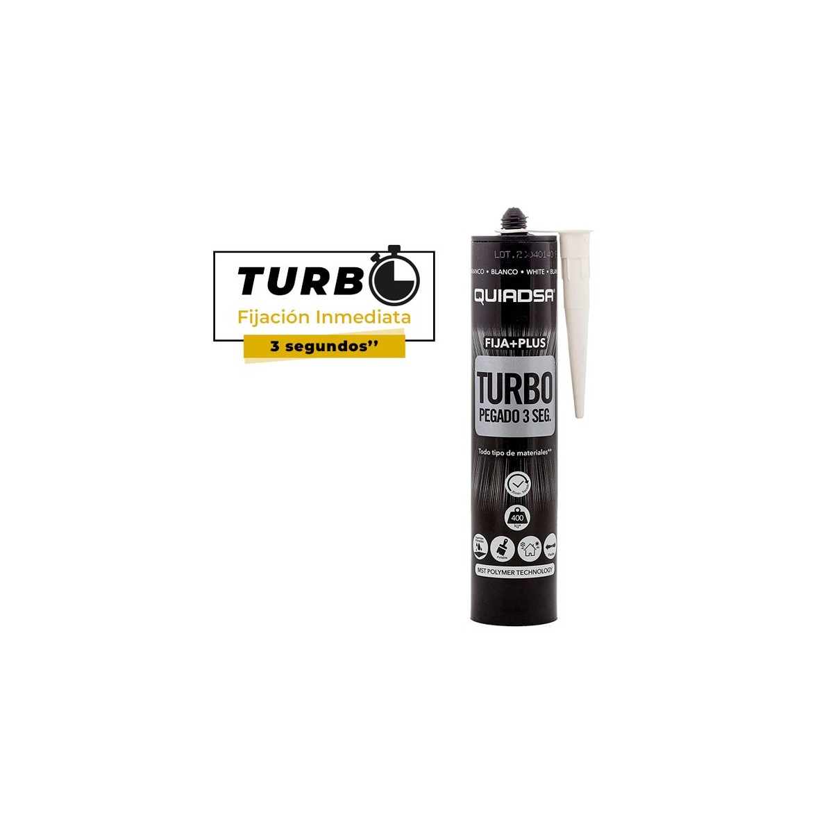 Bote Adhesivo de montaje Turbo Quiadsa