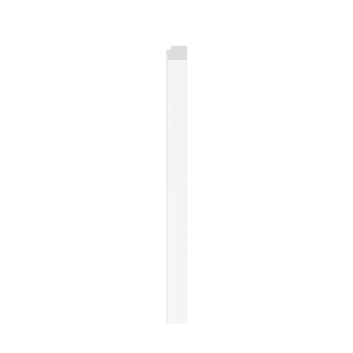 Perfil derecho L White revestimiento pared