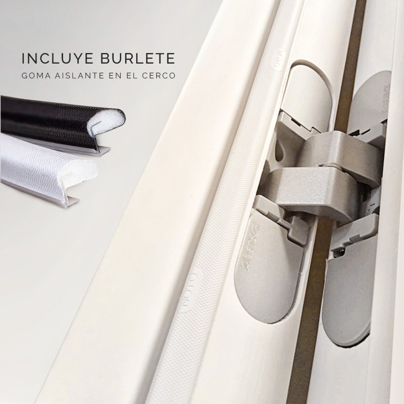 Puerta suelo a techo lacada Celestial