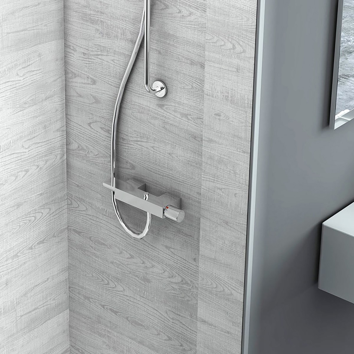 Revestimiento pared PVC ROBLE BERGEN Baridecor AQUA