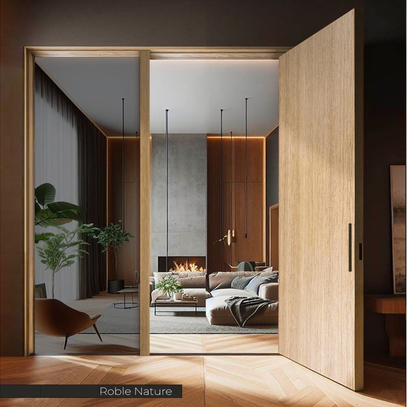 Puerta suelo a techo enrasada a...