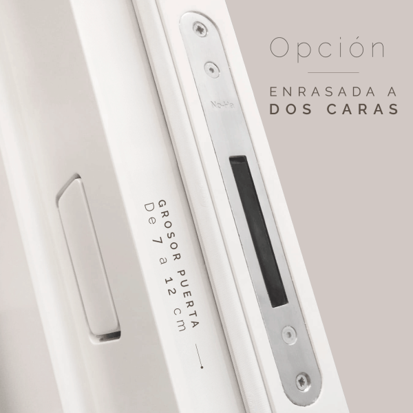 Puerta Invisible lacada modelo Artax