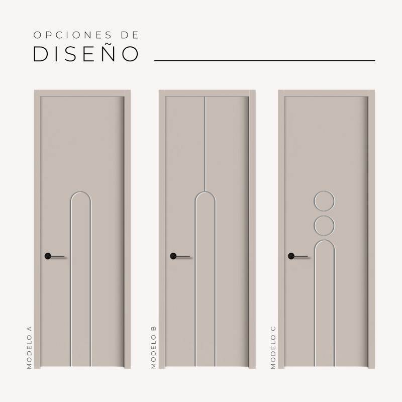 Puerta Interior Lacada Modelo Gravillea