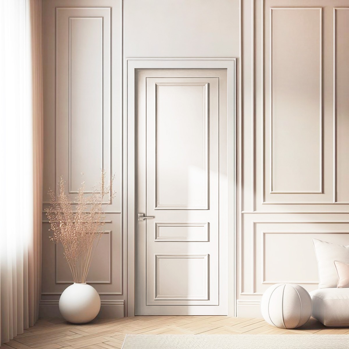 Puerta Interior Blanca Modelo Team