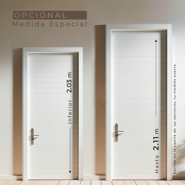 Puerta Interior Lacada Modelo Damero