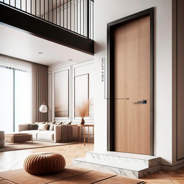 Puerta Interior de madera lisa