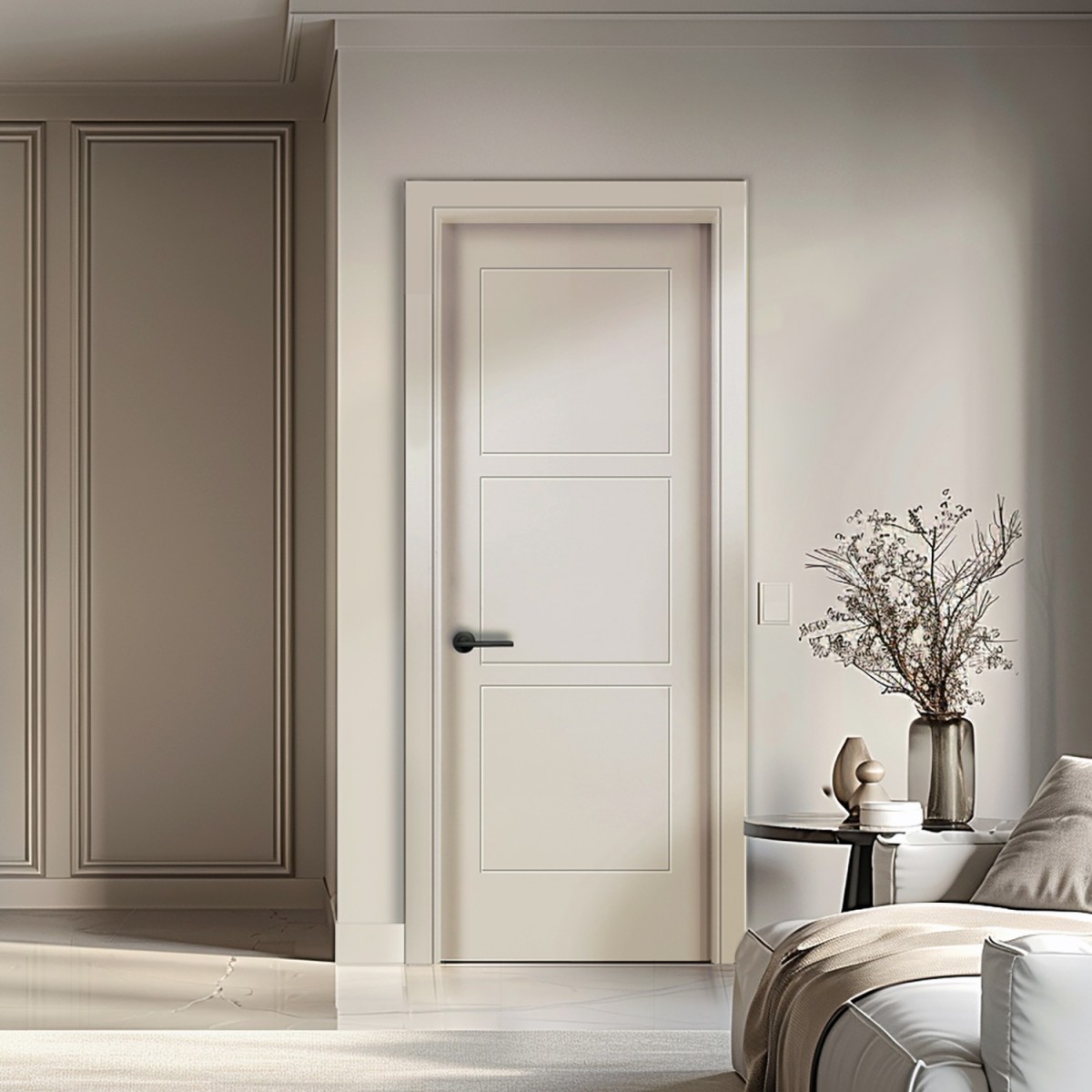 puerta interior blanca lacada sharpen