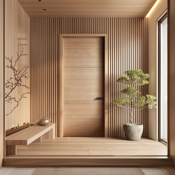 Puerta de Madera modelo Lacio 2