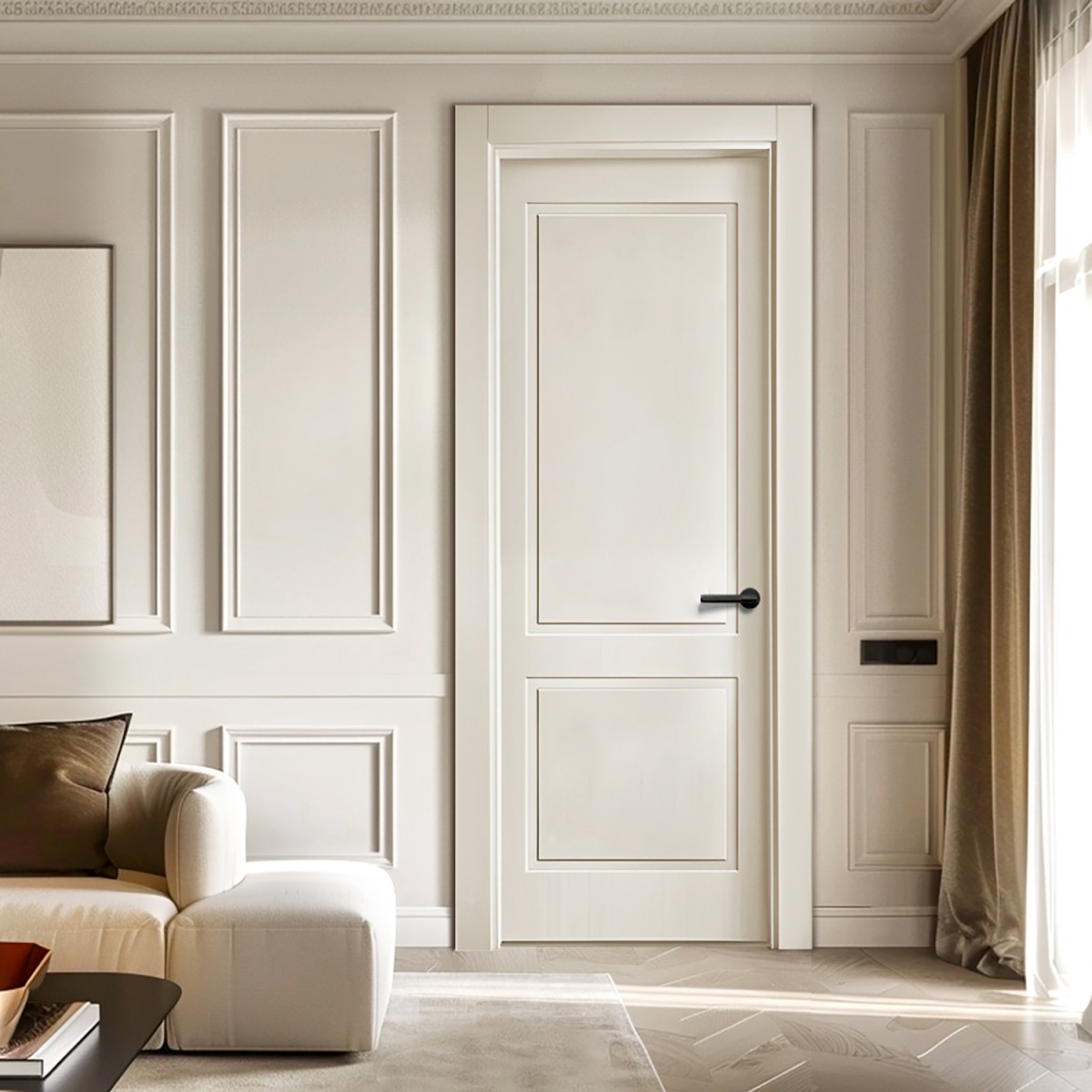 puerta interior blanca lacada albi t