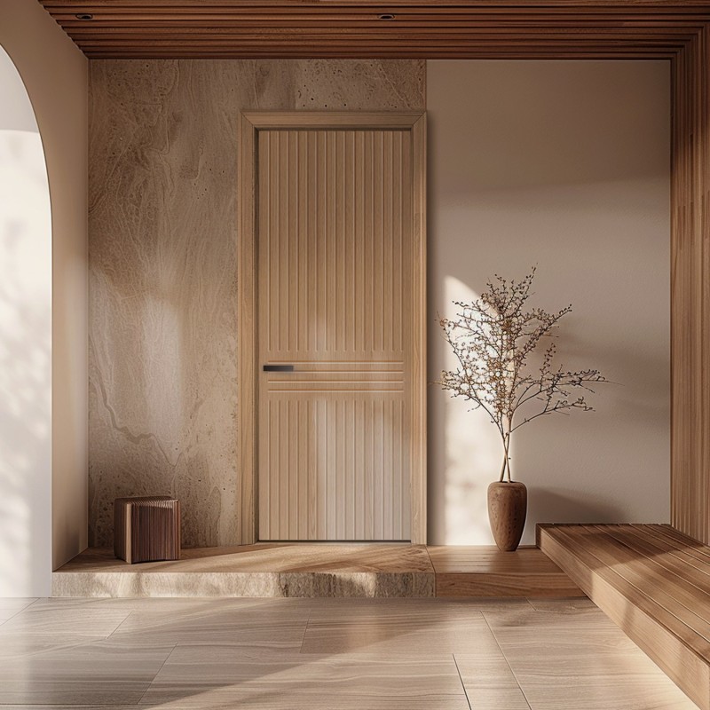 Puerta de Madera modelo Sora