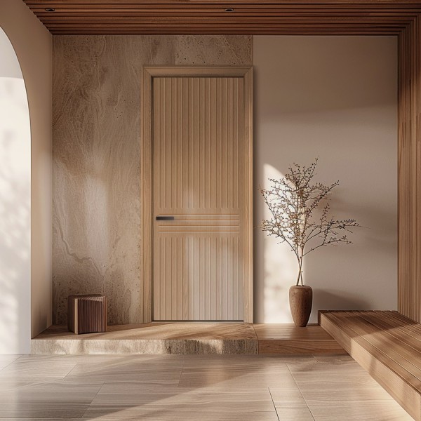 Puerta de Madera modelo Sora