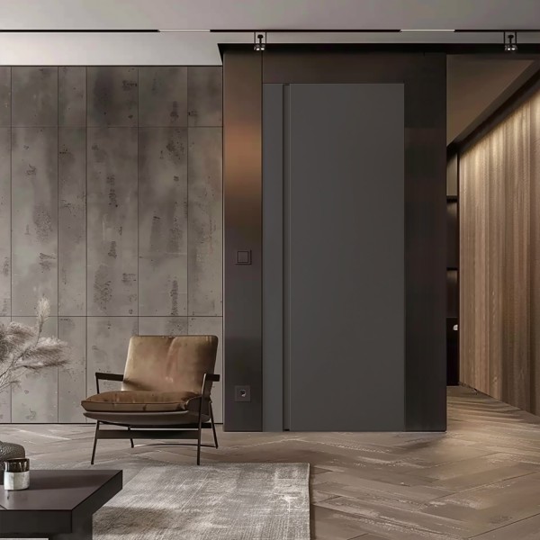 Puerta Invisible lacada modelo Mística