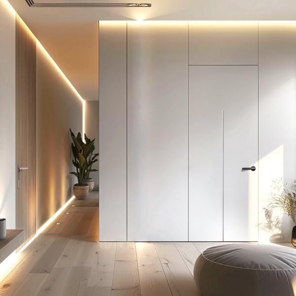 Puerta Invisible lacada modelo Enigma