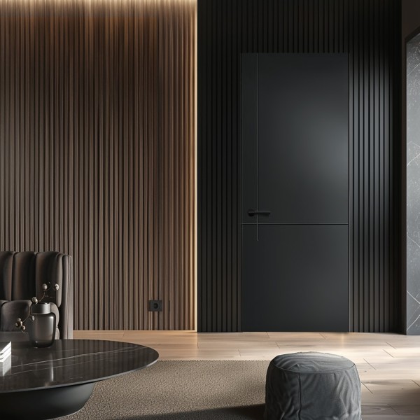 Puerta Invisible lacada modelo Lucero 2