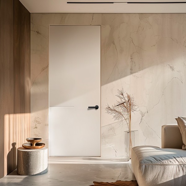 Puerta Invisible lacada modelo Mínimal 2