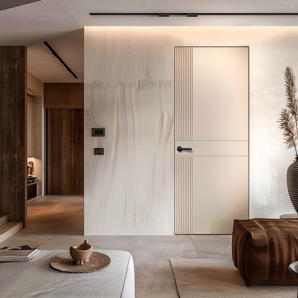 Puerta Invisible lacada modelo Milo 2
