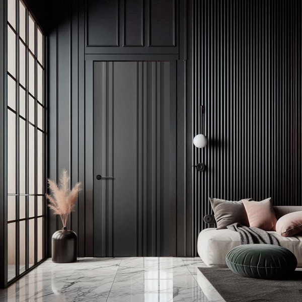 Puerta Invisible lacada modelo Duna 2