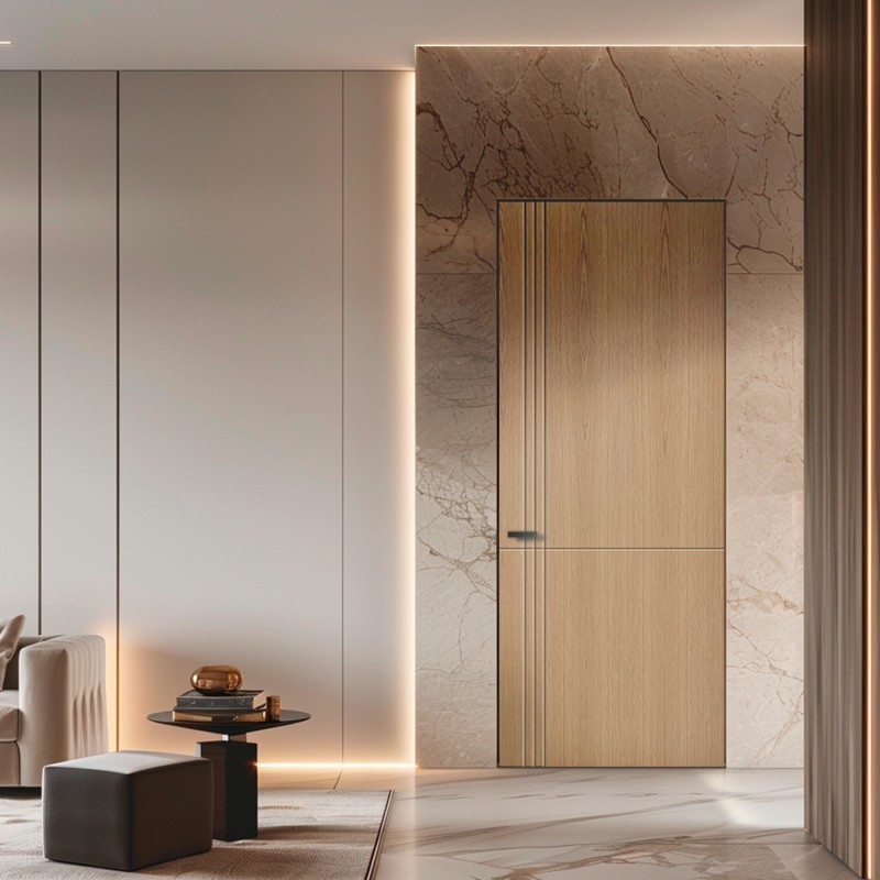 Puerta Invisible madera - Bosco