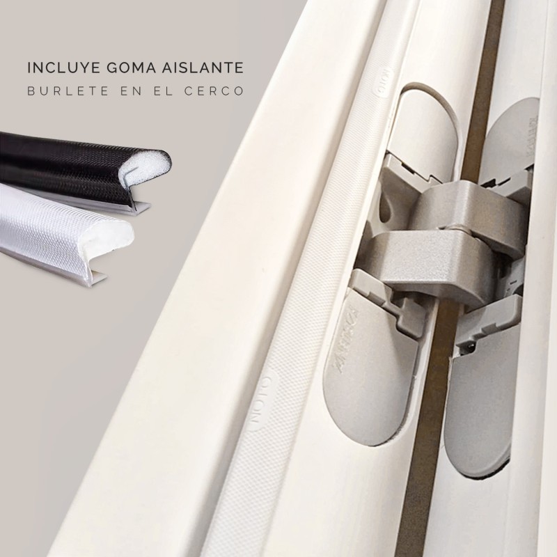 Puerta Invisible lacada modelo Celestial