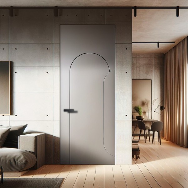Puerta Invisible lacada modelo Celestial 2