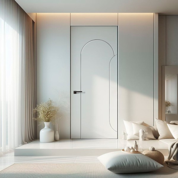 Puerta Invisible lacada modelo Celestial