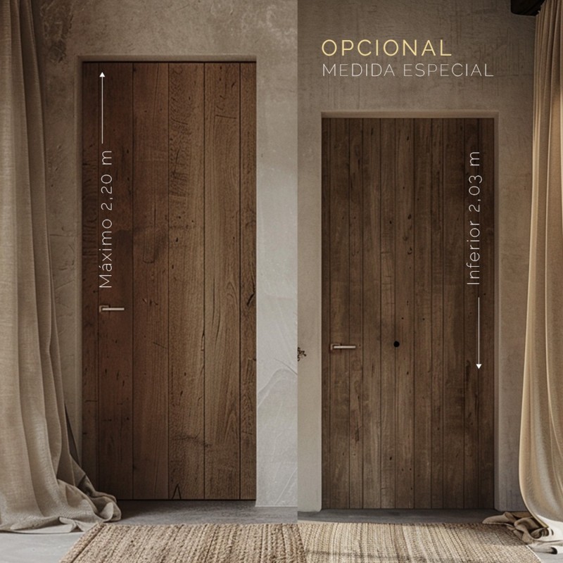 Puerta Invisible madera - Lacio