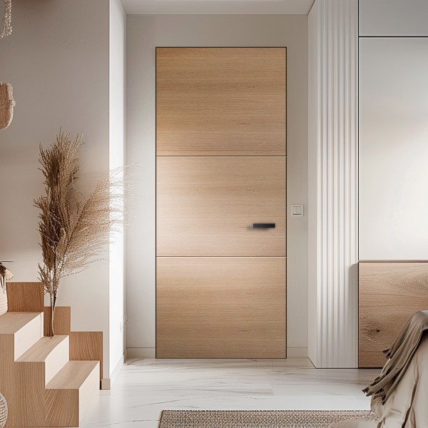 Puerta Invisible madera - Lacio