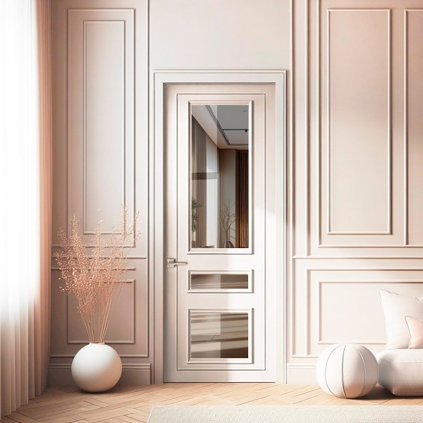 Puerta de Interior con Cristal Lacada Team 3V 2