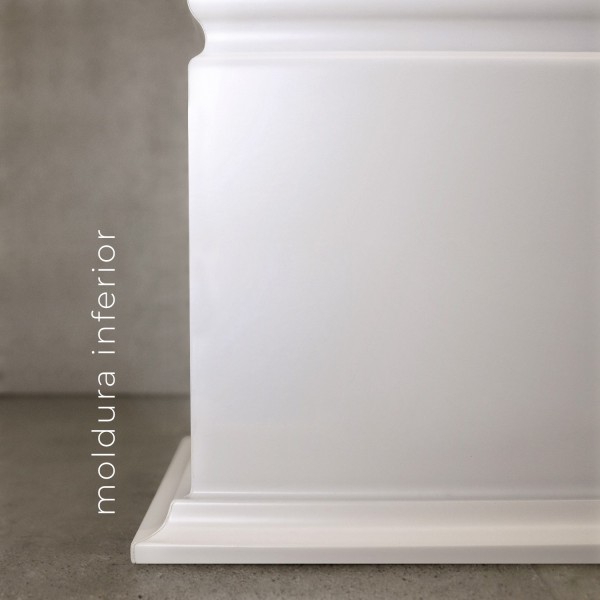 Rodapié Blanco Lacado modelo Torus New® (opción color Ral) 2