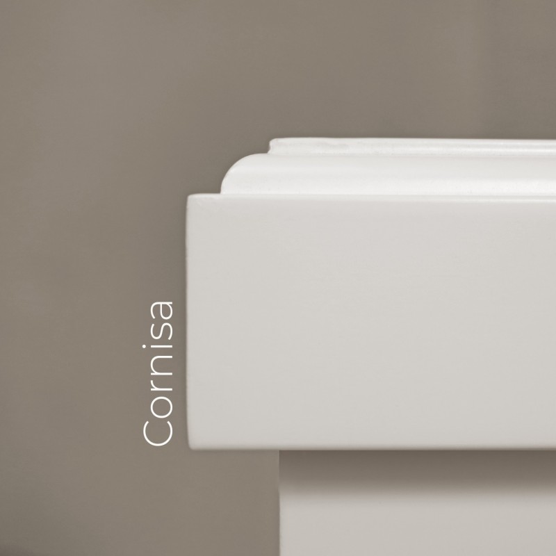Rodapié Blanco Lacado modelo...