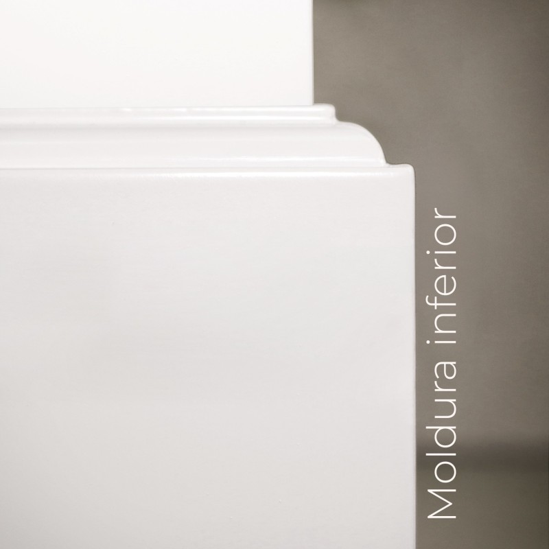 Rodapié Blanco Lacado modelo...