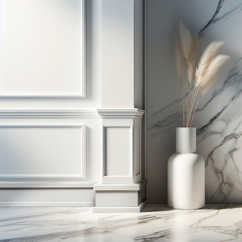 Rodapié Blanco Lacado modelo...