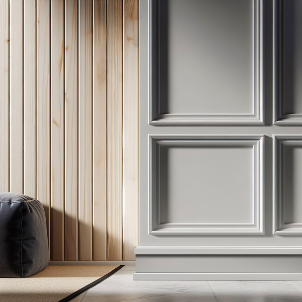 Rodapié Blanco Lacado modelo Colonial® (opción color Ral)