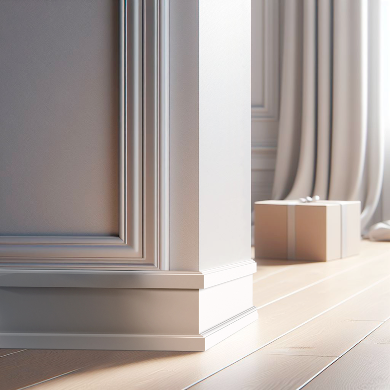 Rodapié Blanco Lacado modelo...