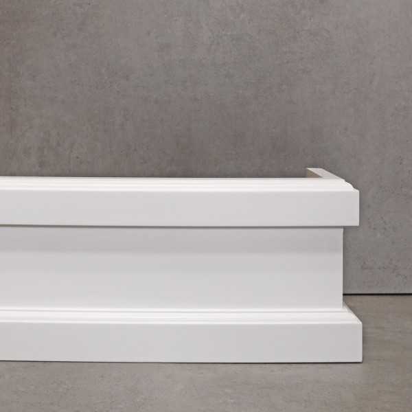 Rodapié Blanco Lacado modelo Colonial® (opción color Ral)
