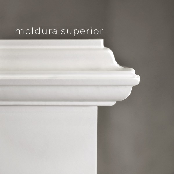 Rodapié Blanco Lacado modelo Neoclásico® (opción color Ral) 2