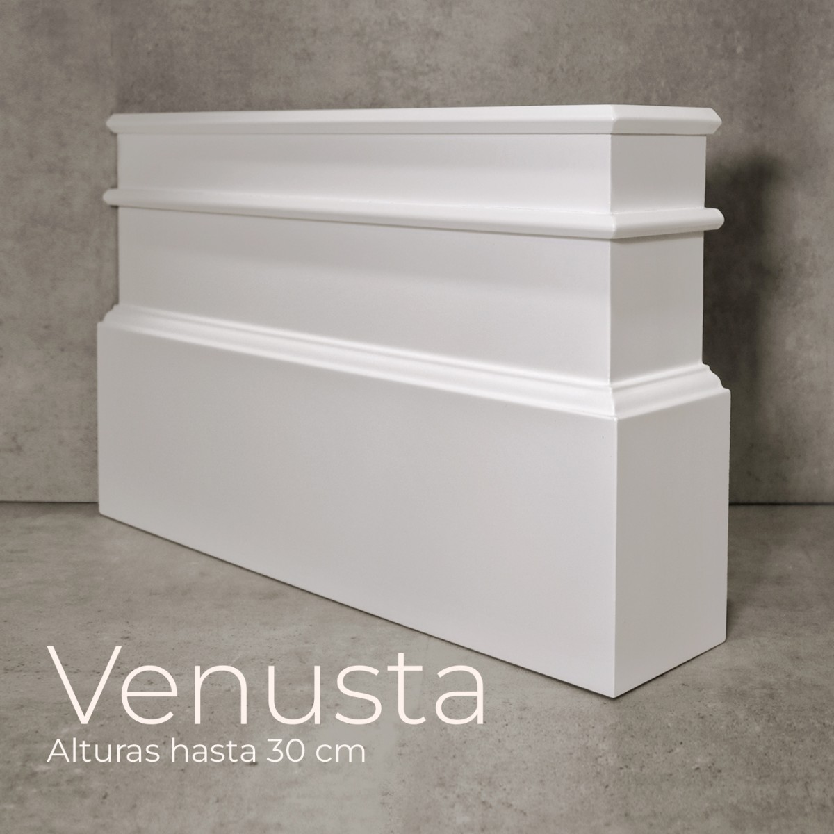 Rodapié Lacado modelo Venusta (opción color Ral)