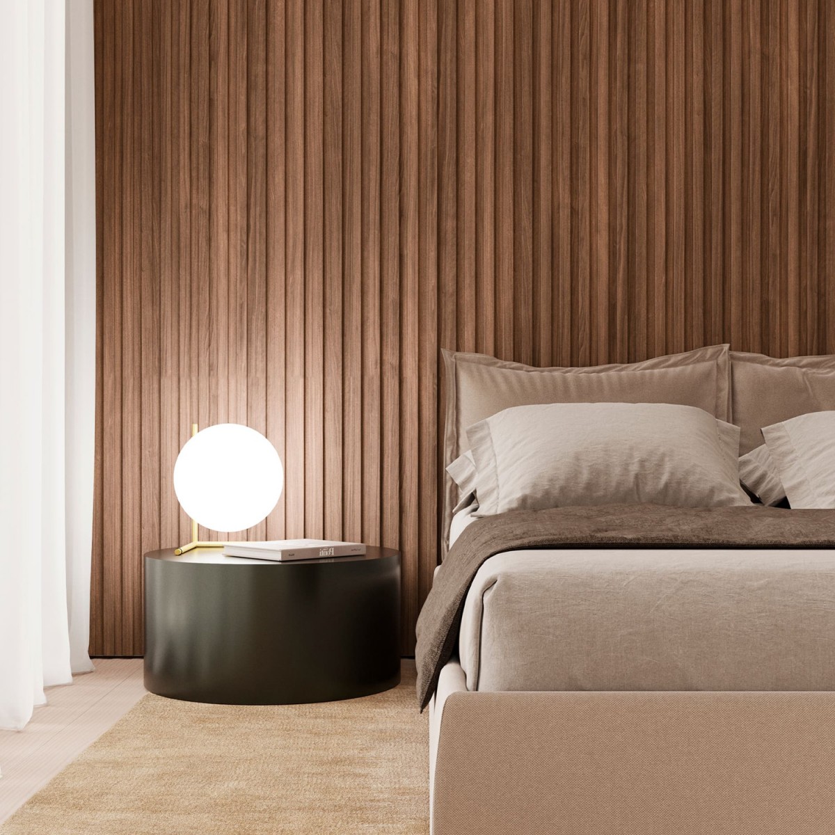 Revestimiento de pared Roble Pardo Faus
