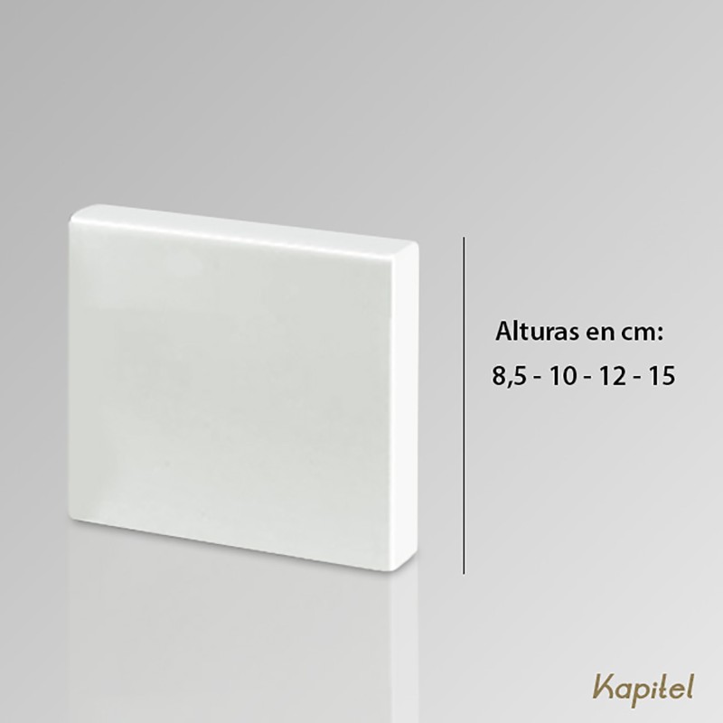 Tapeta lacada canto recto