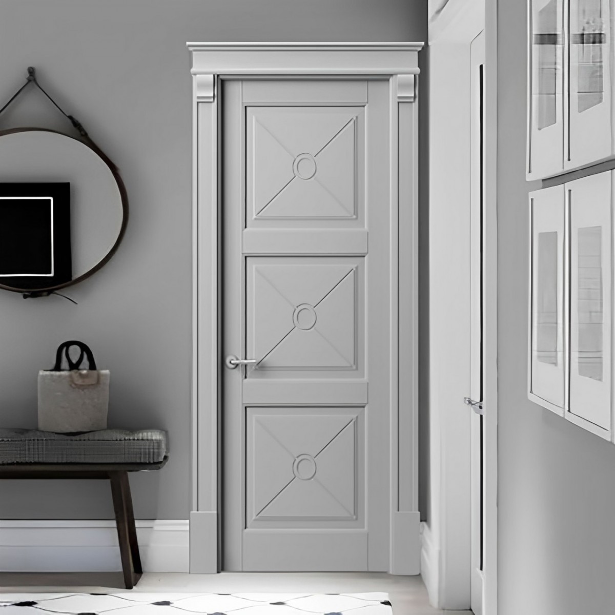 Puerta Interior Lacada Modelo Medici