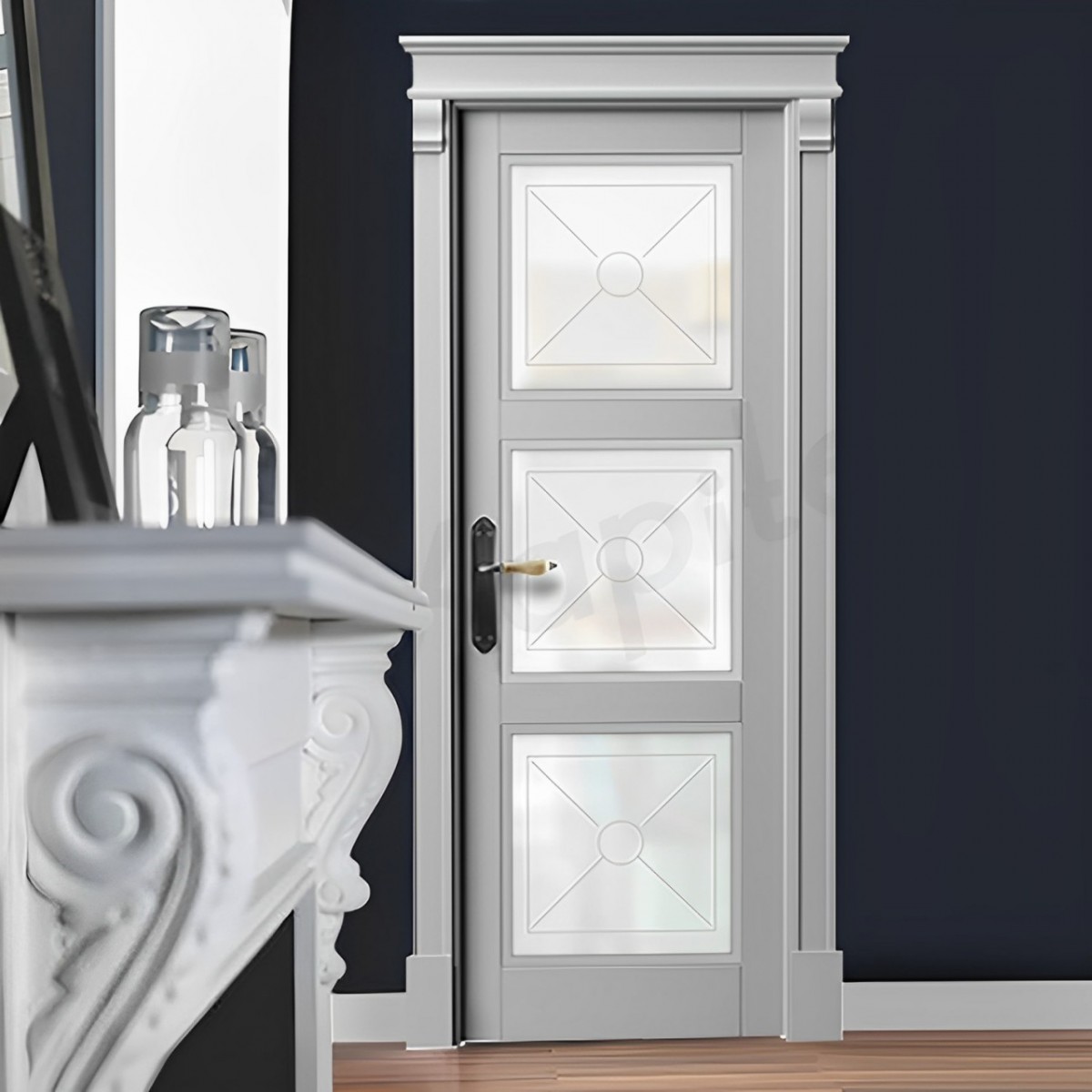 Puerta Interior Lacada Modelo Medici 3V