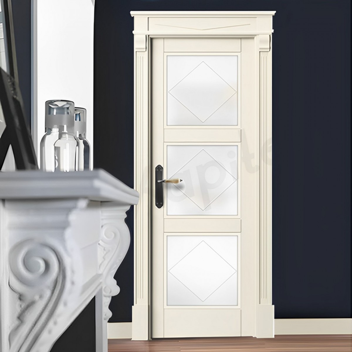Puerta Interior Lacada Modelo Barberini 3V