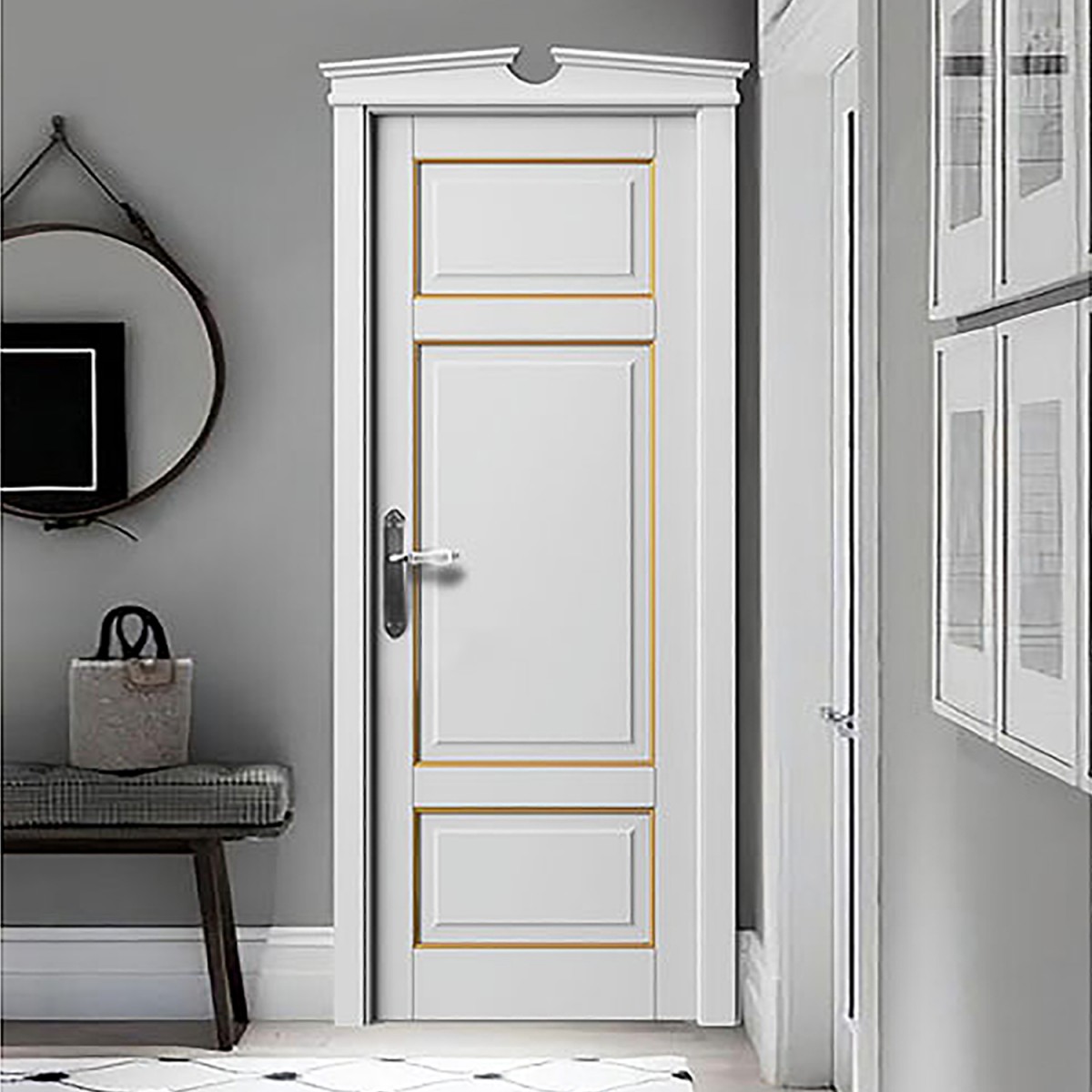 Puerta Interior Lacada Modelo Saboya
