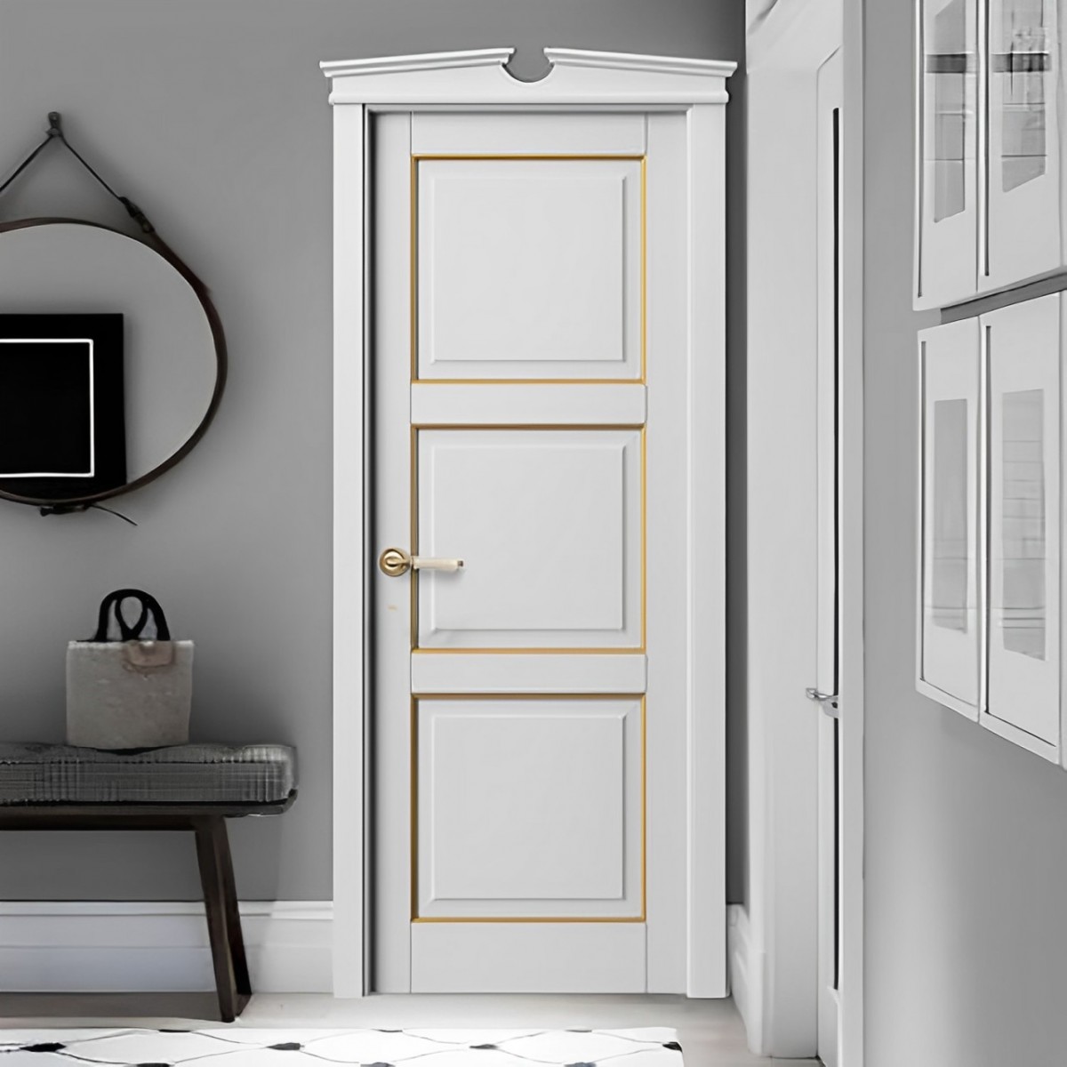 Puerta Interior Lacada Modelo Pavarotti